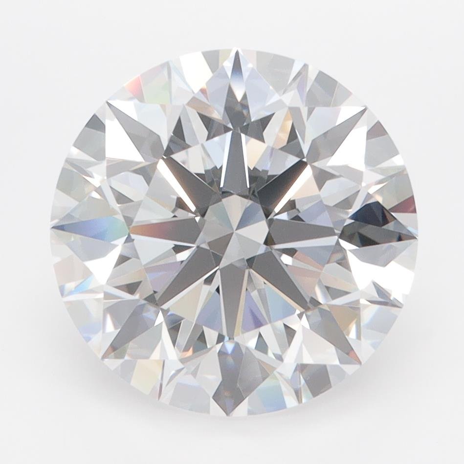 3.82ct D FL Rare Carat Ideal Cut Round Lab Grown Diamond