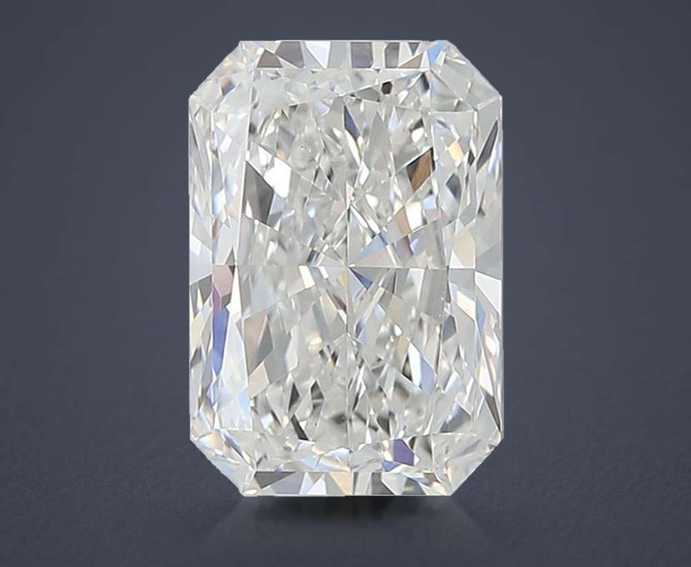 3.07ct E VS1 Rare Carat Ideal Cut Radiant Lab Grown Diamond