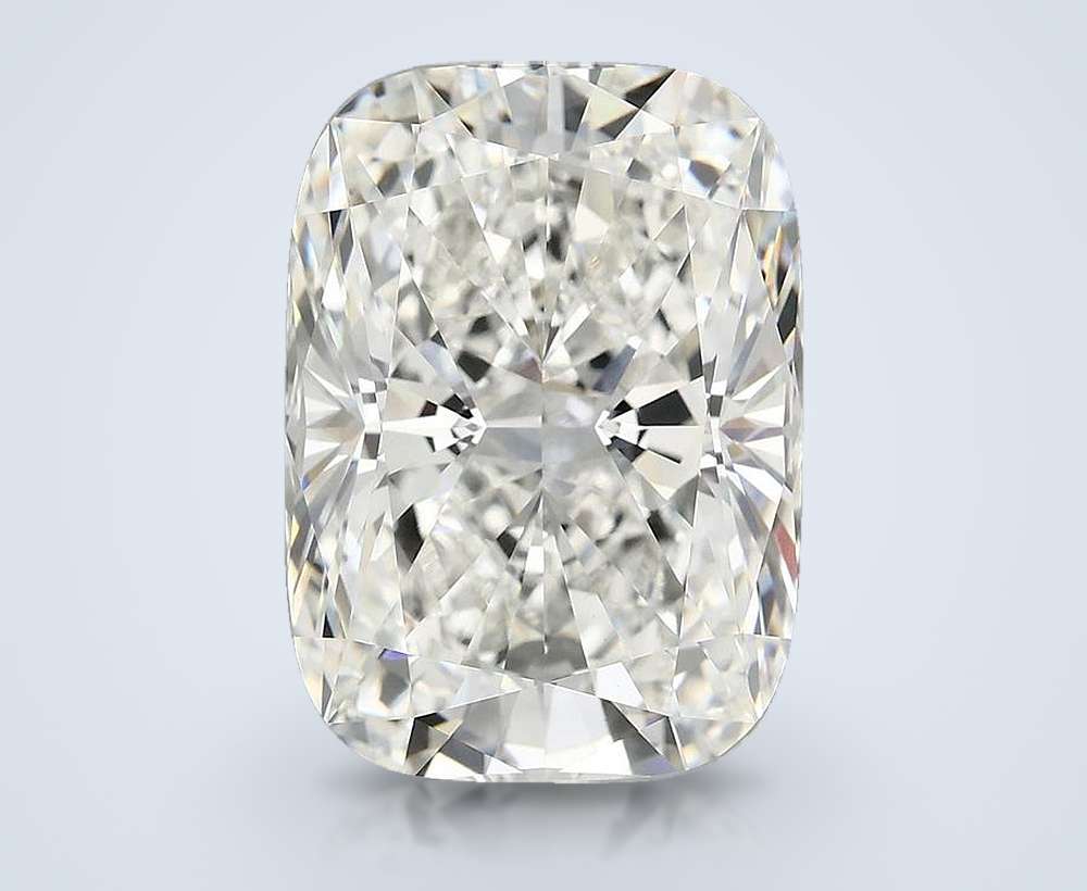 10.18ct F VVS2 Rare Carat Ideal Cut Cushion Lab Grown Diamond
