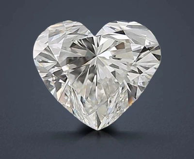 0.70ct I VS1 Rare Carat Ideal Cut Heart Diamond