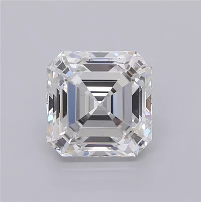 3.02ct E VS1 Rare Carat Ideal Cut Asscher Lab Grown Diamond