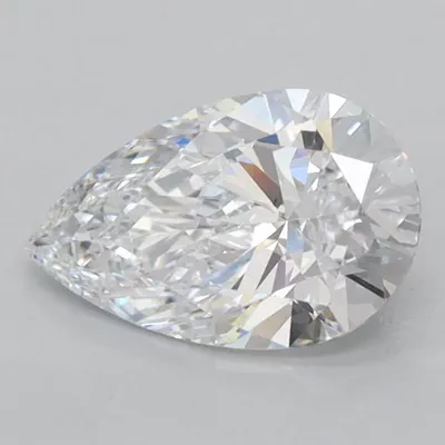 1.22ct D VVS1 Rare Carat Ideal Cut Pear Lab Grown Diamond