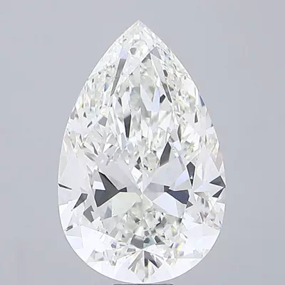 27.31ct G VS2 Excellent Cut Pear Lab Grown Diamond