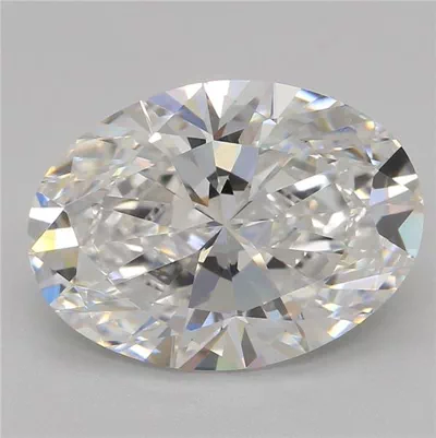 2.59ct D VVS2 Rare Carat Ideal Cut Oval Lab Grown Diamond