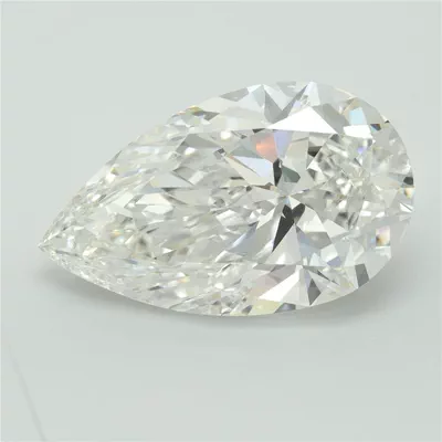 11.06ct G VVS2 Rare Carat Ideal Cut Pear Lab Grown Diamond
