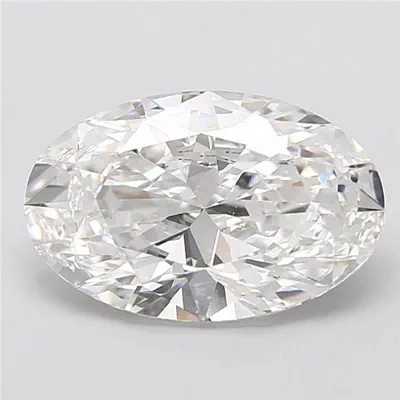 4.02ct E VVS2 Rare Carat Ideal Cut Oval Lab Grown Diamond