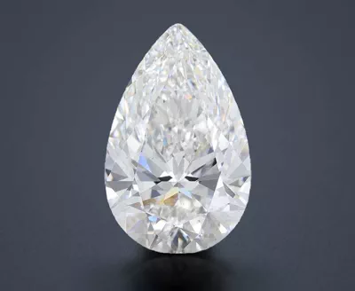 15.34ct E VS1 Rare Carat Ideal Cut Pear Lab Grown Diamond