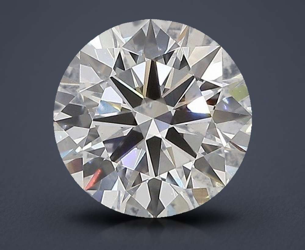 2.04ct D VS1 Rare Carat Ideal Cut Round Lab Grown Diamond