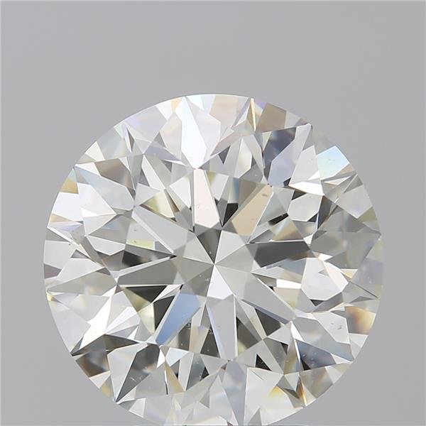 4.52ct K SI1 Rare Carat Ideal Cut Round Diamond