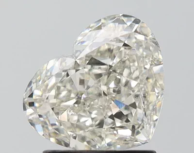 1.55ct H VS2 Good Cut Heart Lab Grown Diamond