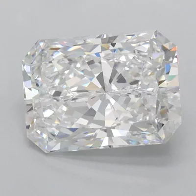 2.38ct D VVS1 Rare Carat Ideal Cut Radiant Lab Grown Diamond
