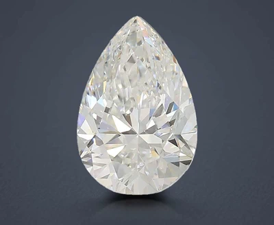2.58ct F VS1 Rare Carat Ideal Cut Pear Lab Grown Diamond