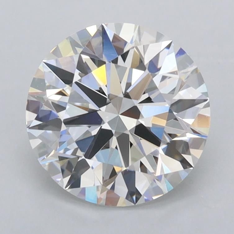 1.96ct E FL Rare Carat Ideal Cut Round Lab Grown Diamond