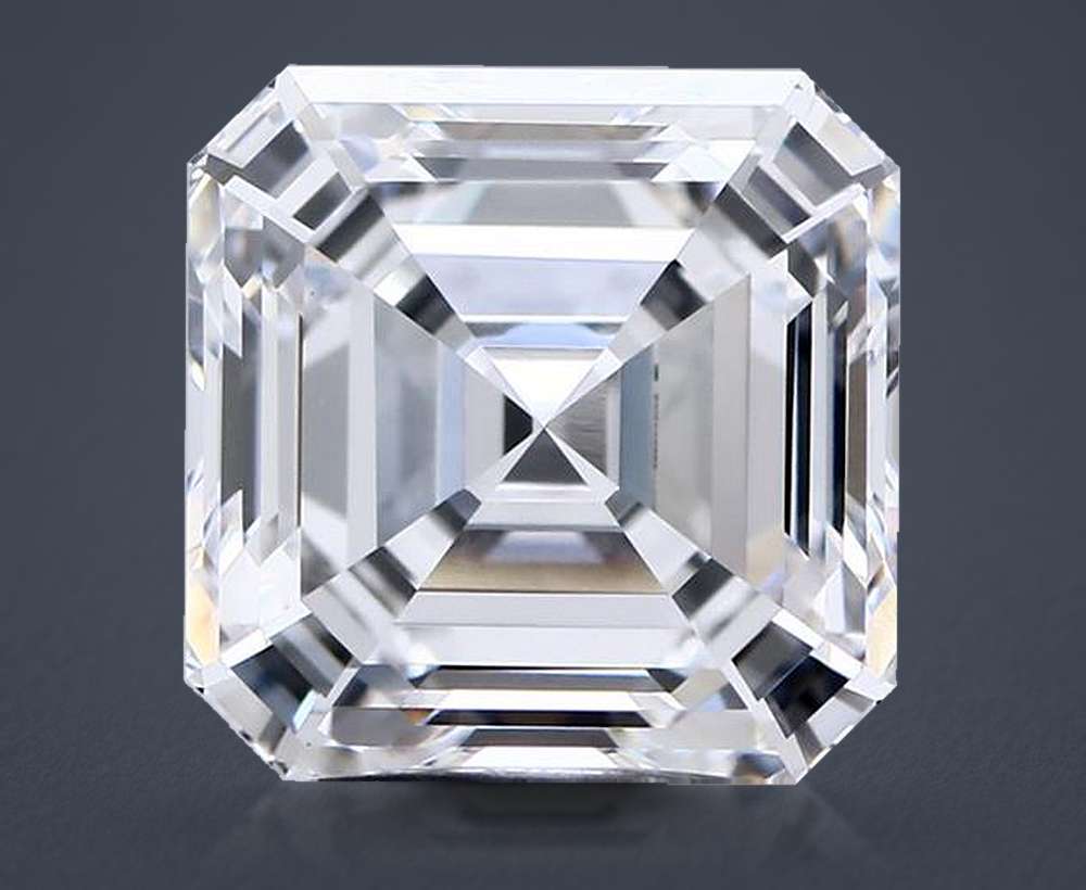 3.71ct E VVS2 Excellent Cut Asscher Lab Grown Diamond