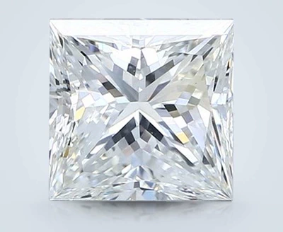 3.21ct H VS2 Very Good Cut Princess Diamond