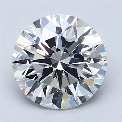 3.15ct E VS1 Rare Carat Ideal Cut Round Diamond