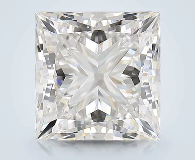 5.46ct F VS1 Rare Carat Ideal Cut Princess Lab Grown Diamond