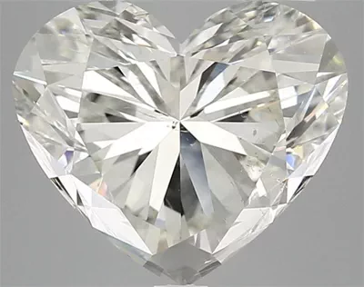 5.06ct I SI1 Rare Carat Ideal Cut Heart Diamond