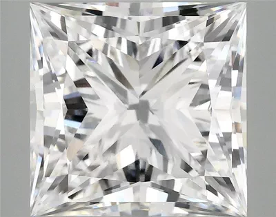 8.08ct E VVS2 Rare Carat Ideal Cut Princess Lab Grown Diamond