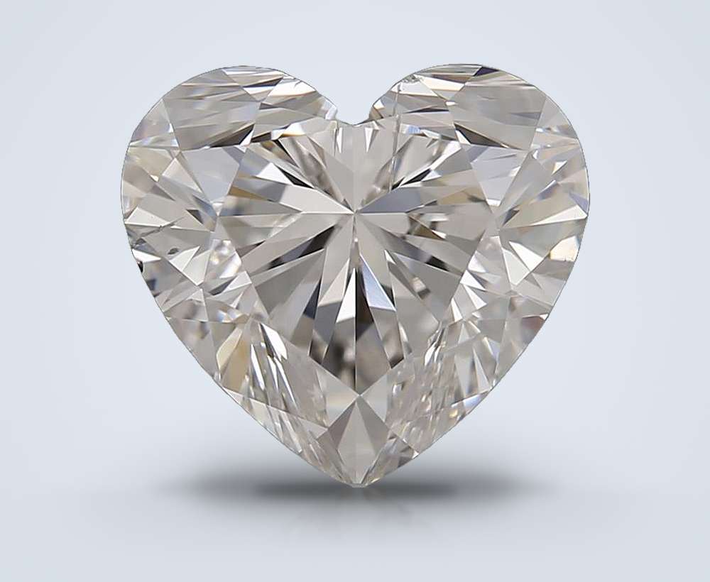 1.70ct I SI2 Rare Carat Ideal Cut Heart Diamond