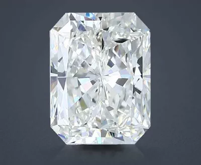 3.23ct H VS2 Rare Carat Ideal Cut Radiant Diamond