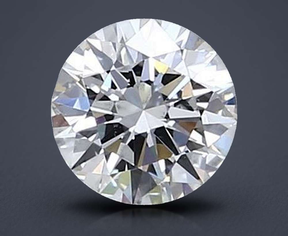 0.57ct H VS2 Rare Carat Ideal Cut Round Diamond
