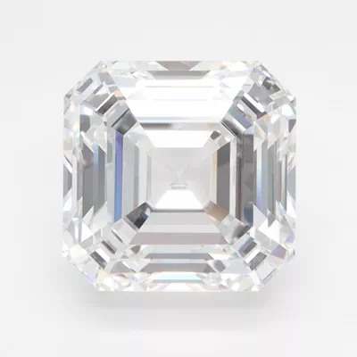 4.09ct E VVS1 Rare Carat Ideal Cut Asscher Lab Grown Diamond