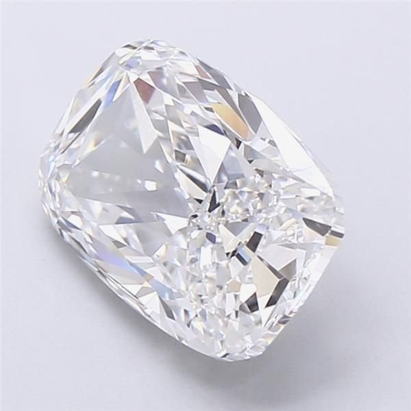 3.51ct D VVS2 Very Good Cut Cushion Lab Grown Diamond