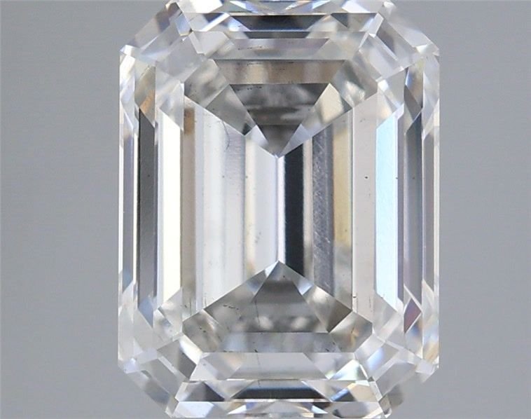 3.20ct G SI1 Excellent Cut Emerald Lab Grown Diamond