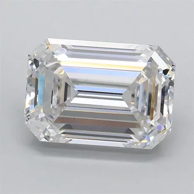 2.08ct F VS1 Rare Carat Ideal Cut Emerald Lab Grown Diamond