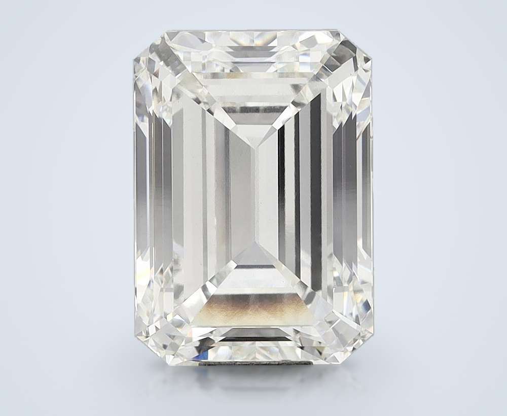 18.56ct F VVS2 Rare Carat Ideal Cut Emerald Lab Grown Diamond