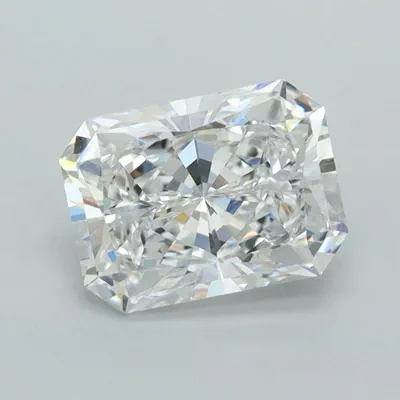 1.87ct D VVS2 Rare Carat Ideal Cut Radiant Lab Grown Diamond