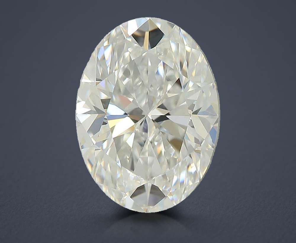 1.50ct D VVS2 Rare Carat Ideal Cut Oval Lab Grown Diamond