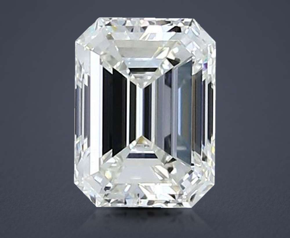 0.91ct I VS1 Rare Carat Ideal Cut Emerald Diamond