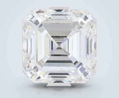 6.29ct F VS1 Excellent Cut Asscher Lab Grown Diamond