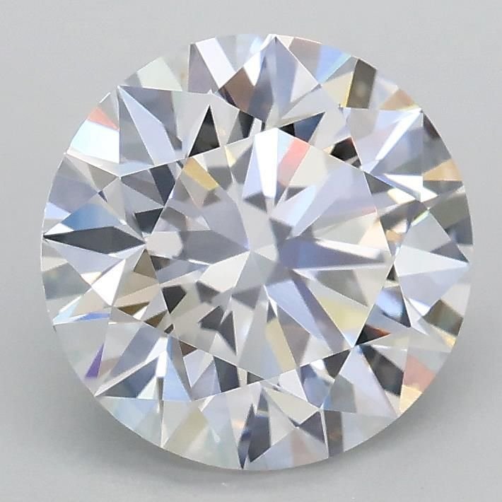 2.03ct D VVS2 Rare Carat Ideal Cut Round Lab Grown Diamond