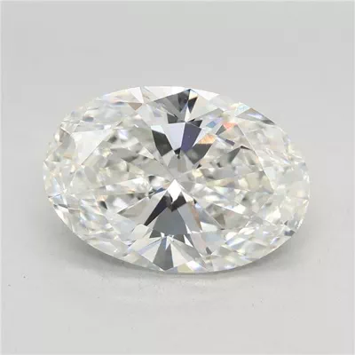 3.00ct F VVS2 Rare Carat Ideal Cut Oval Lab Grown Diamond