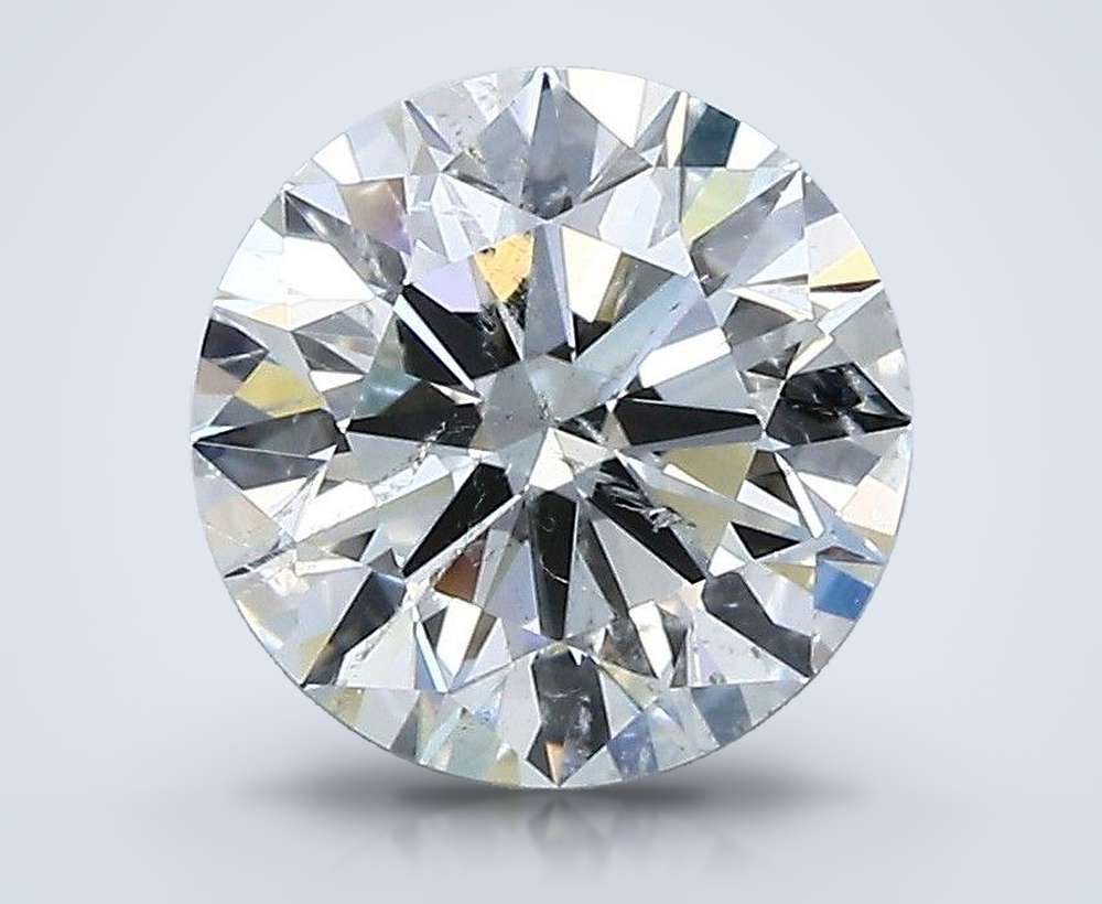 2.01ct H SI2 Rare Carat Ideal Cut Round Diamond