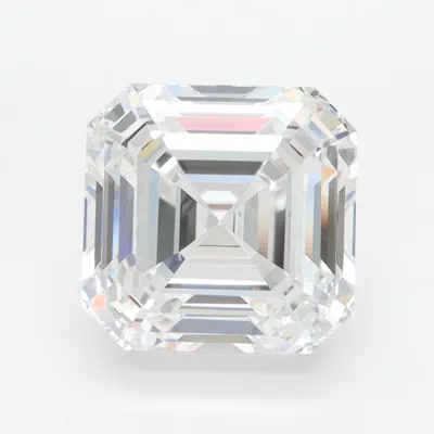 5.25ct D VVS1 Rare Carat Ideal Cut Asscher Lab Grown Diamond