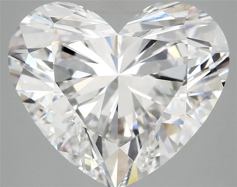 5.24ct E VS1 Rare Carat Ideal Cut Heart Lab Grown Diamond