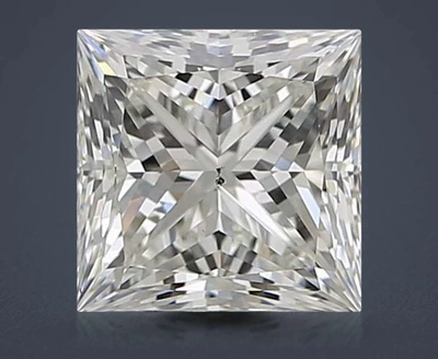 1.72ct I SI1 Rare Carat Ideal Cut Princess Diamond