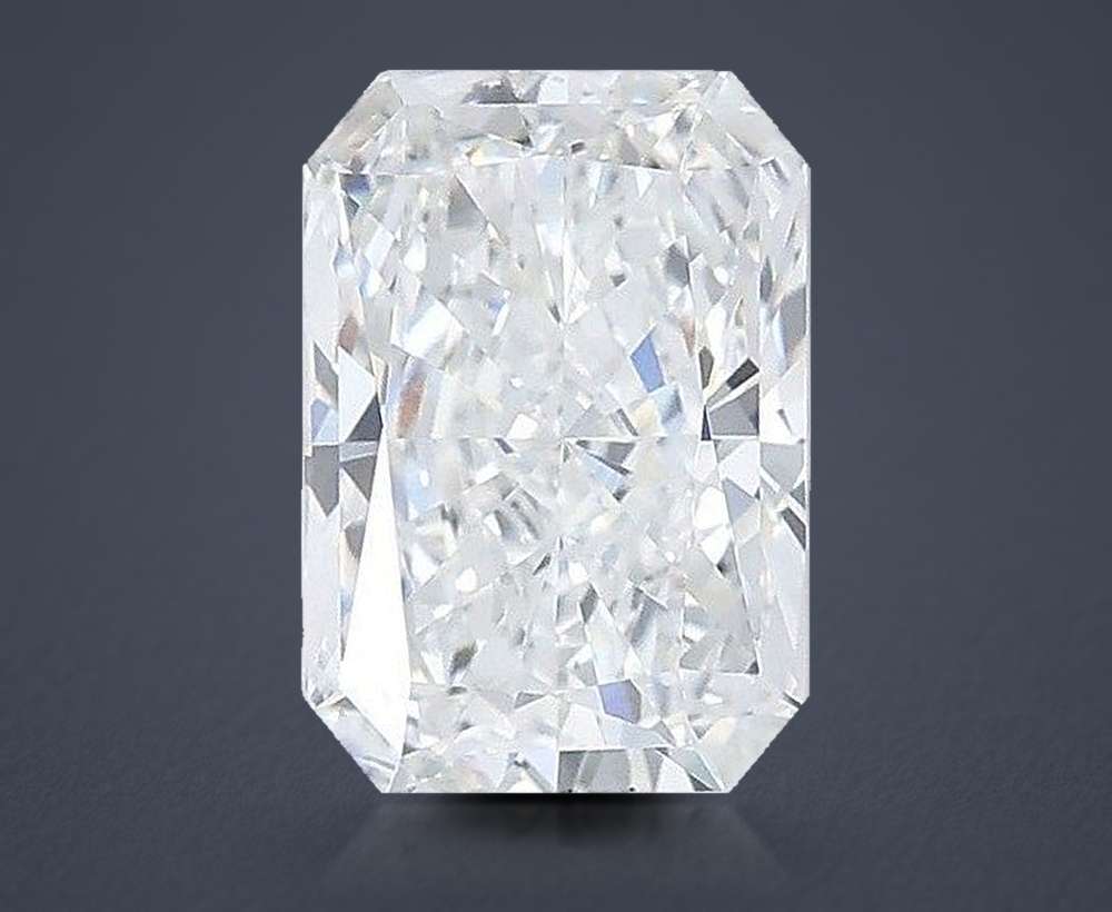 1.52ct E VVS2 Rare Carat Ideal Cut Radiant Lab Grown Diamond