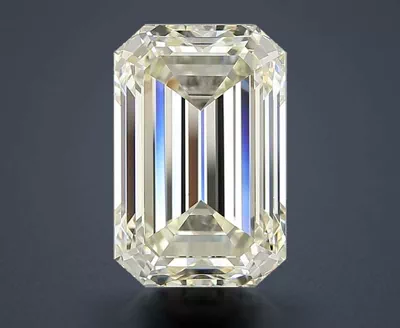 5.02ct K VVS2 Rare Carat Ideal Cut Emerald Diamond