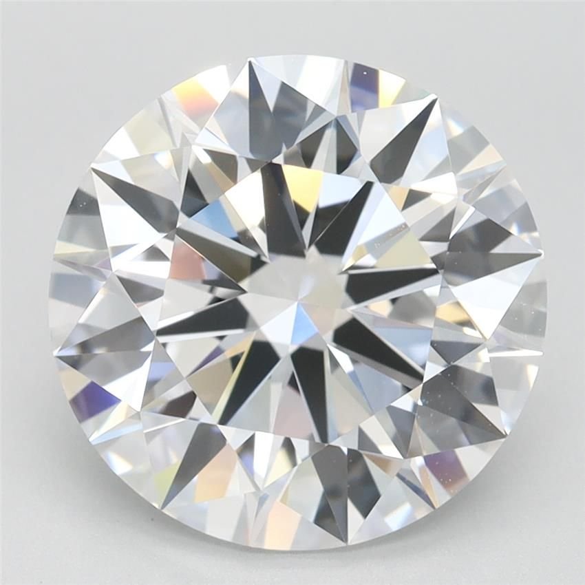 4.04ct D IF Rare Carat Ideal Cut Round Lab Grown Diamond