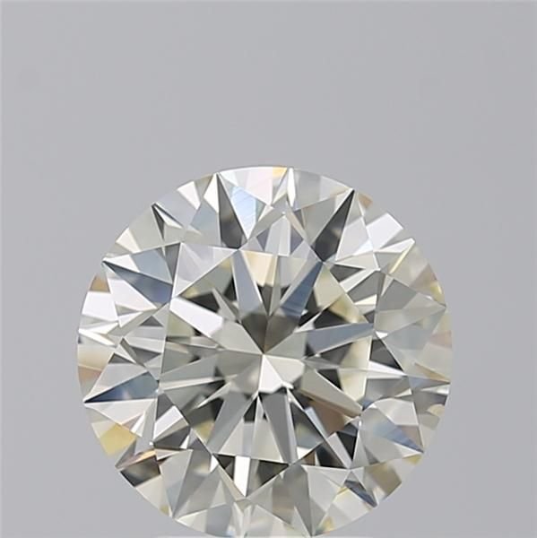 3.01ct K SI1 Rare Carat Ideal Cut Round Diamond