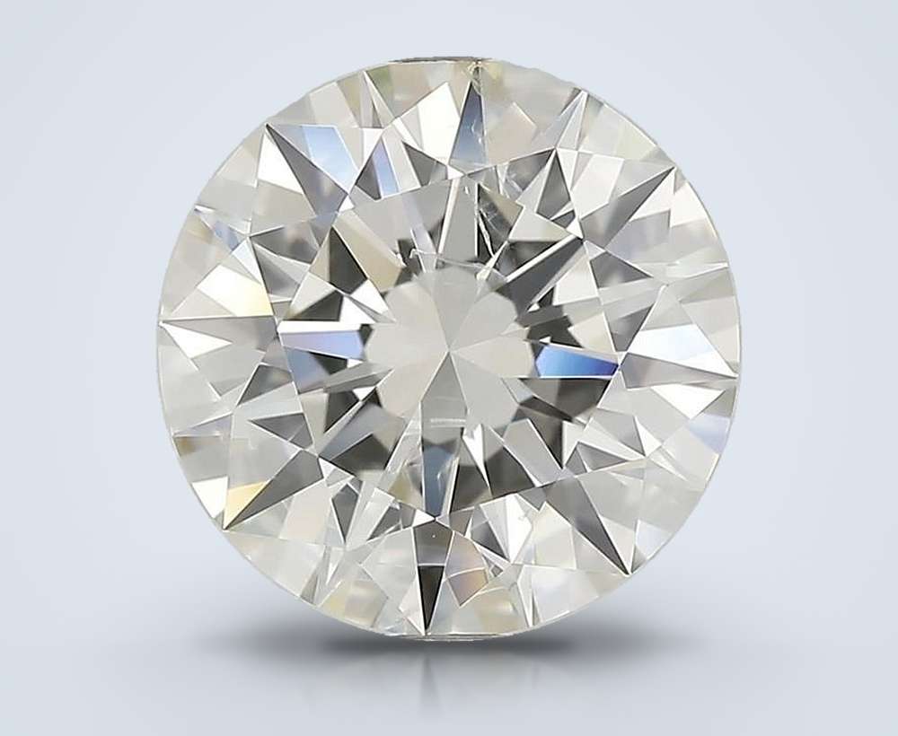 2.24ct K SI2 Rare Carat Ideal Cut Round Diamond