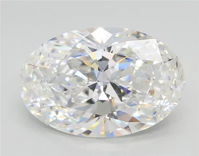 3.00ct E VS1 Rare Carat Ideal Cut Oval Lab Grown Diamond