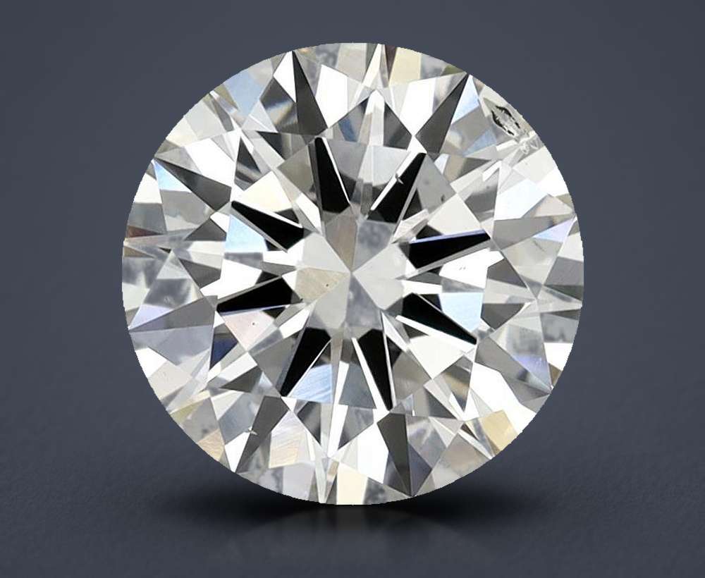 2.51ct F SI1 Excellent Cut Round Lab Grown Diamond