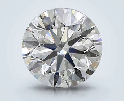3.89ct K SI2 Excellent Cut Round Diamond