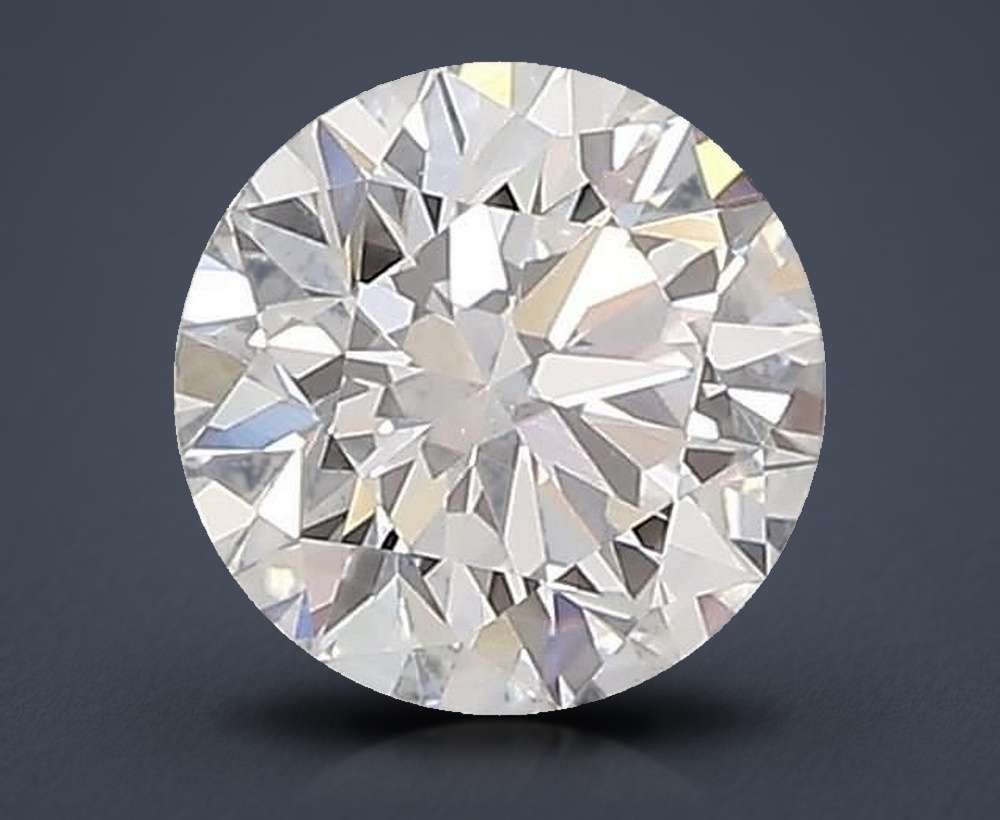 0.57ct D VVS1 Rare Carat Ideal Cut Round Lab Grown Diamond